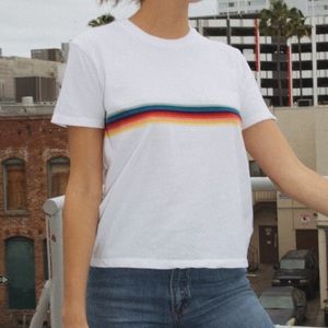 Brandy Melville Jamie Rainbow Top